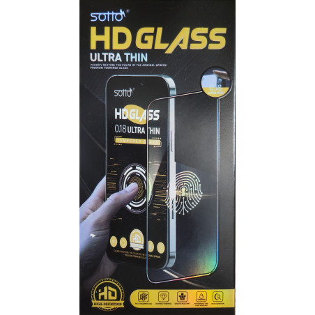 Clear glass screen protectors for Samsung. Fingerprint scanner compatible. (Pack of 10)