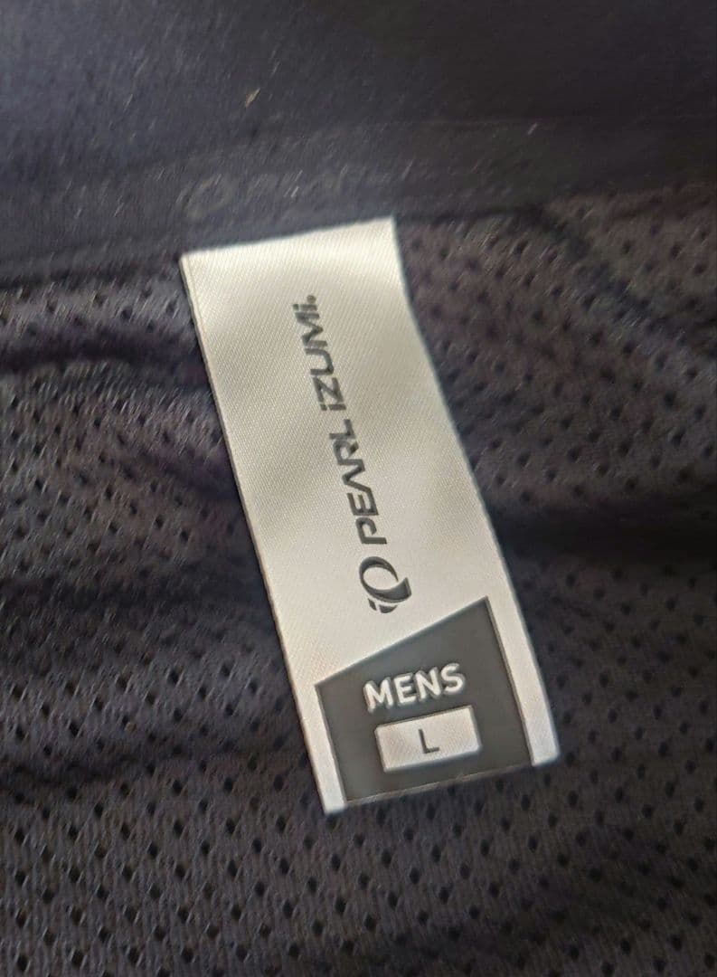 PEARL IZUMI ウィンドブレーカー 黒/グレー　Lサイズ