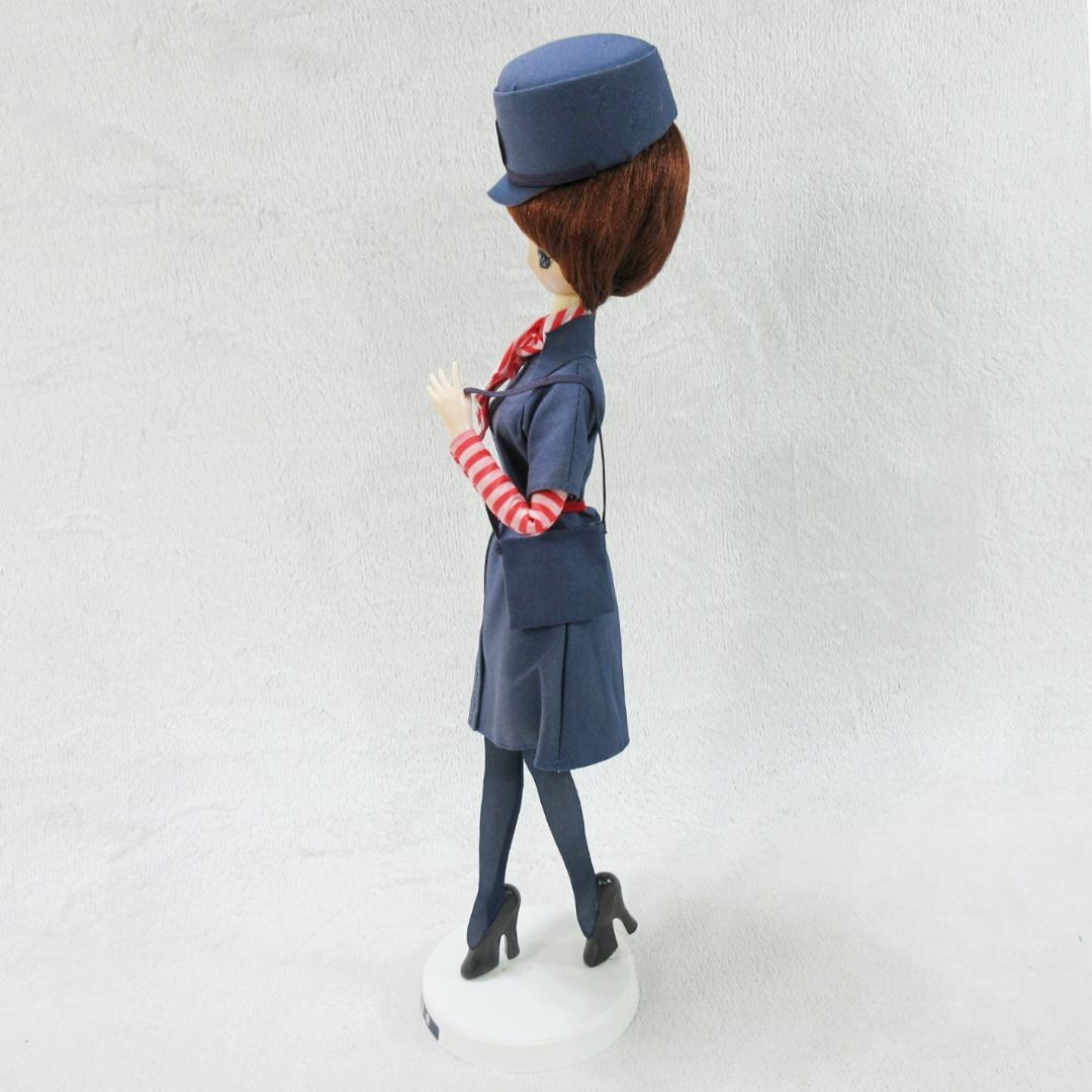 ✨日本航空スチュワーデス人形/6代目制服✨ 昭和レトロフィギュア 全高43cm