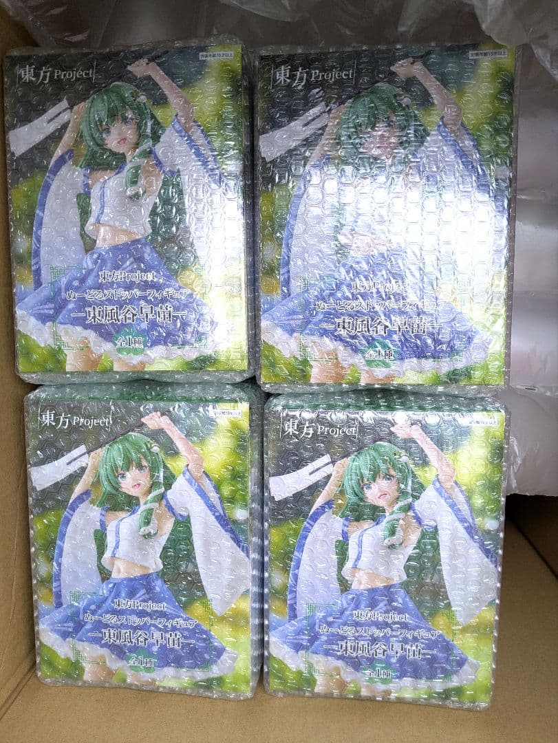 FuRyu 東方Project ぬーどるストッパー 東風谷早苗 未開封4個セット