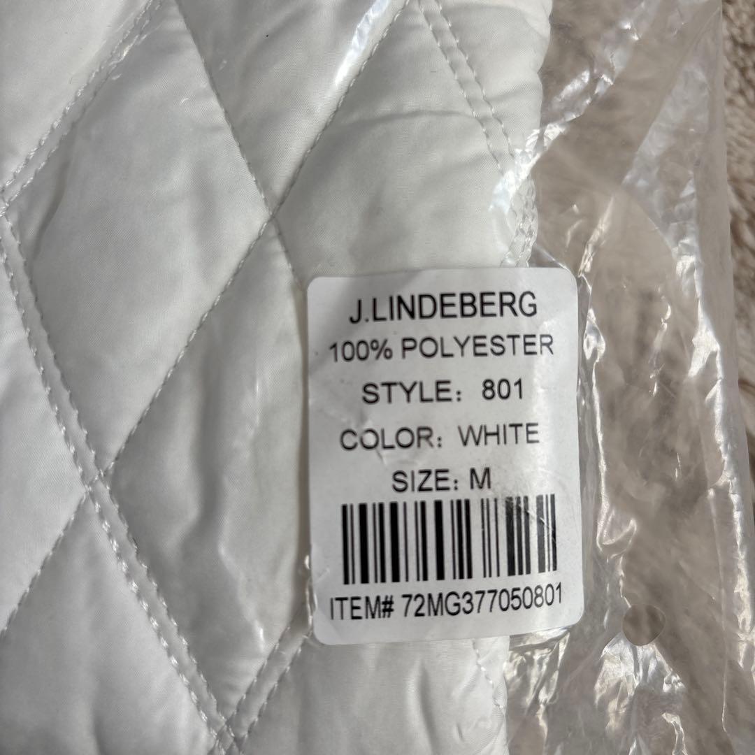 J.LINDEBERG ホワイト キルティングジャケット ゴルフM