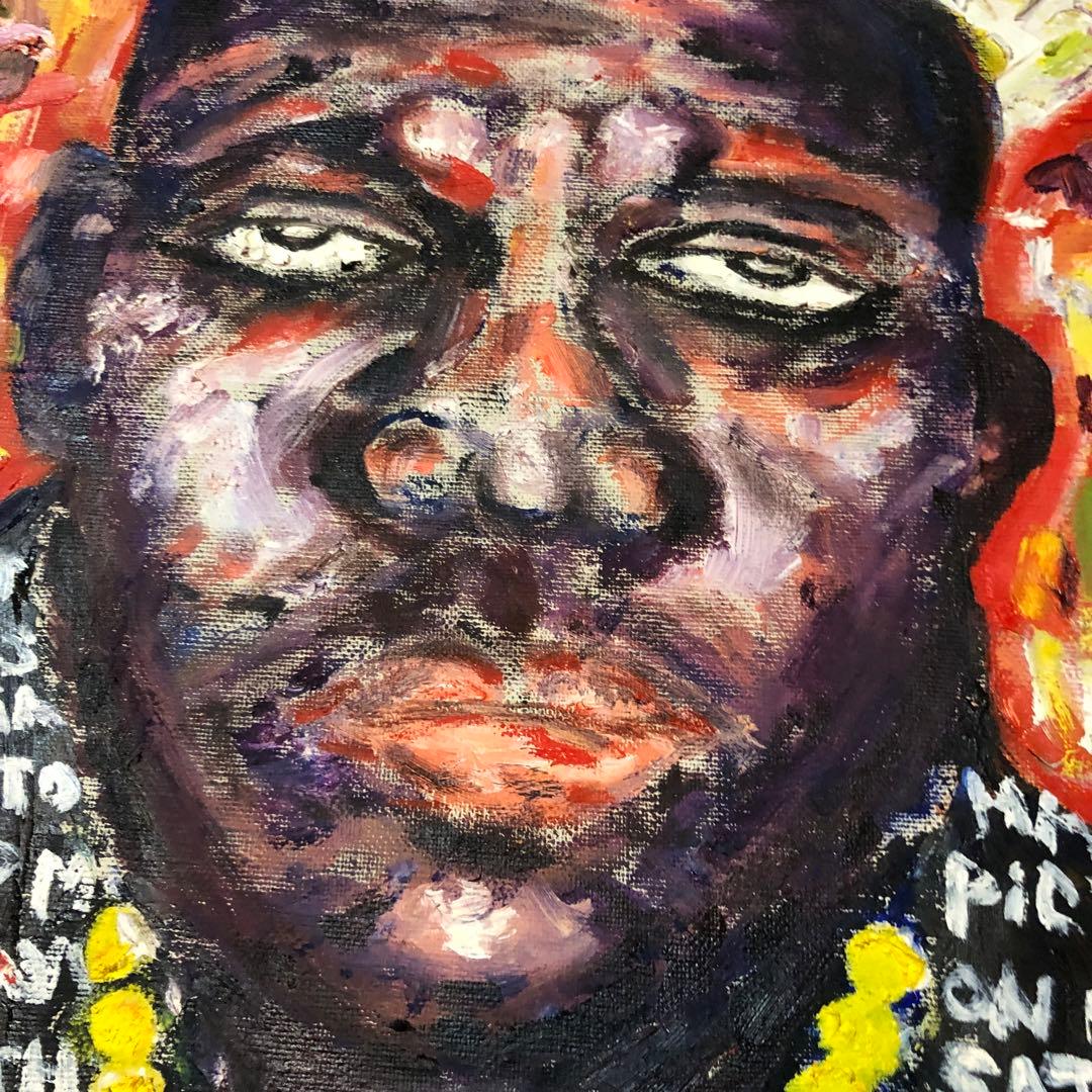 The Notorious B.I.G. 油絵