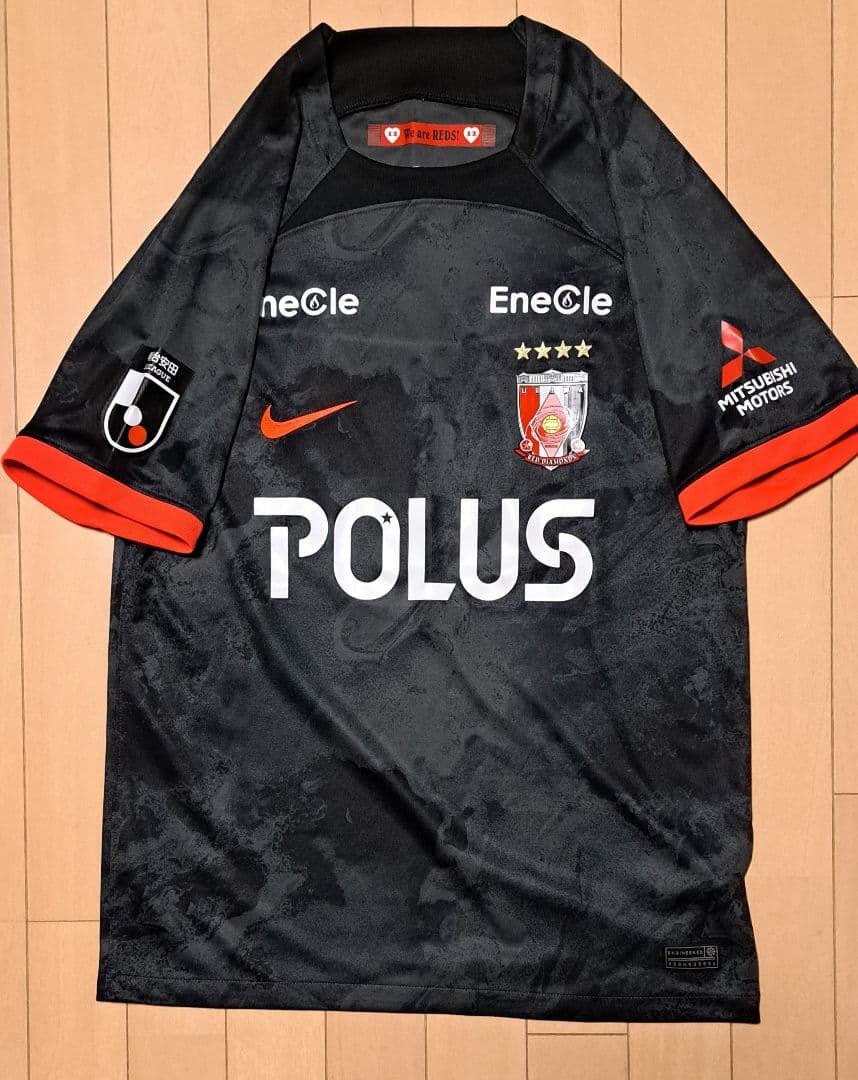 浦和レッズ 2024 アウェイ 3rdユニフォーム 黒 Lサイズ