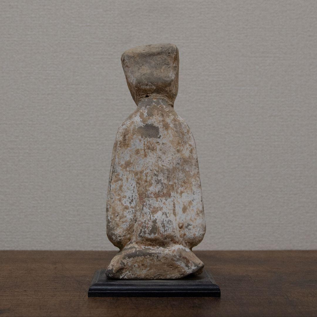 漢　陶俑　加彩　古美術　中国　仏教美術