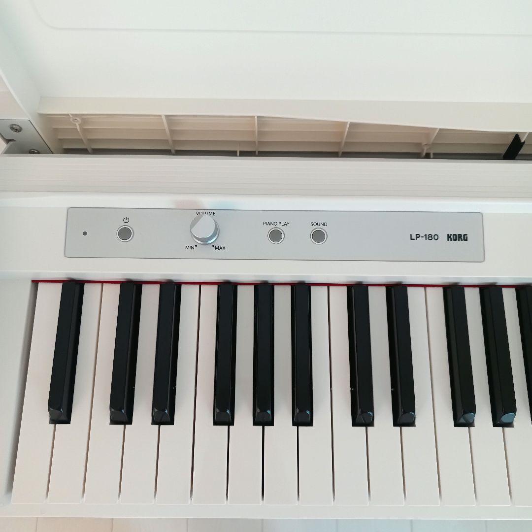 【超美品】 KORG LP-180 ホワイト 電子ピアノ