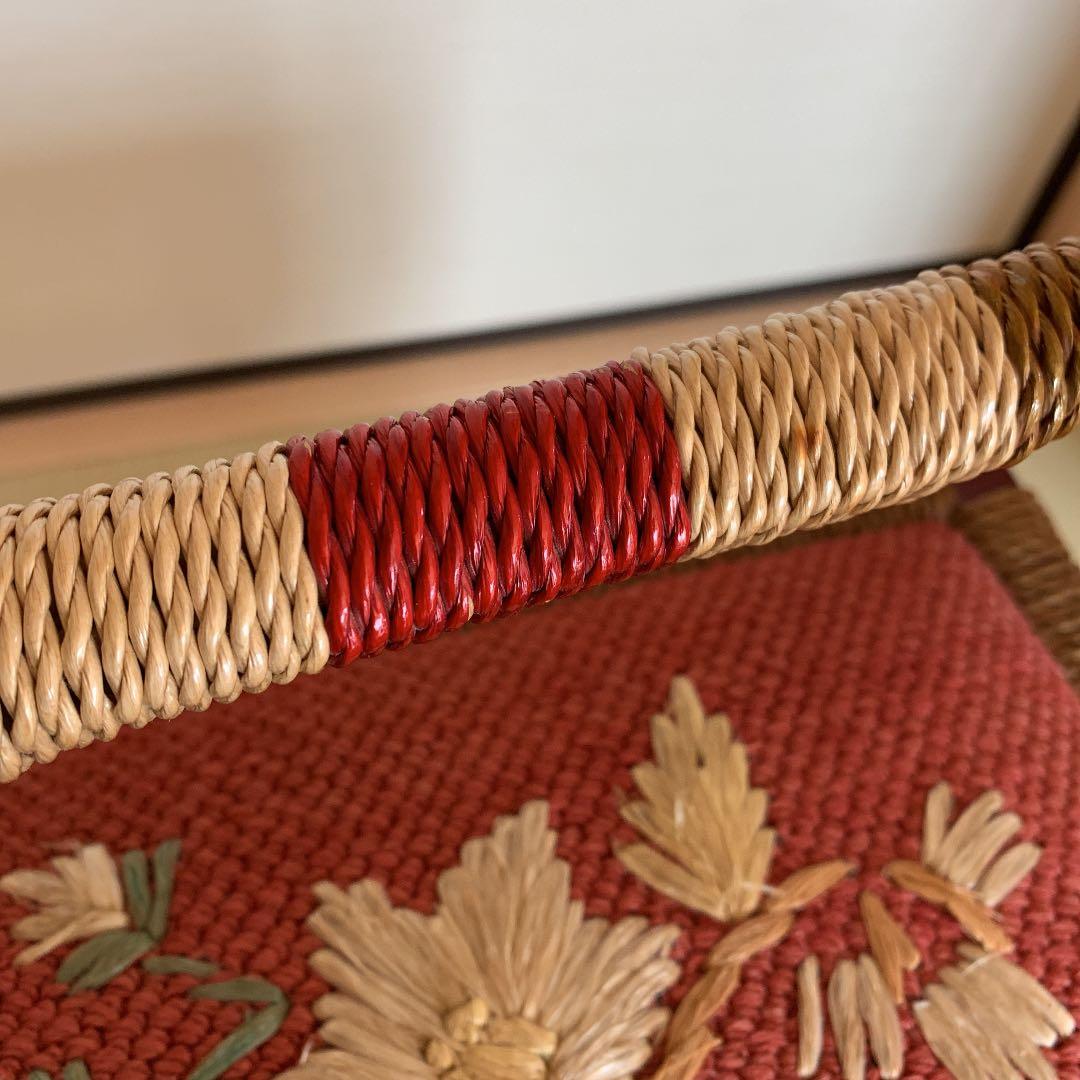 【昭和レトロ】　裁縫箱　針箱　脚付き