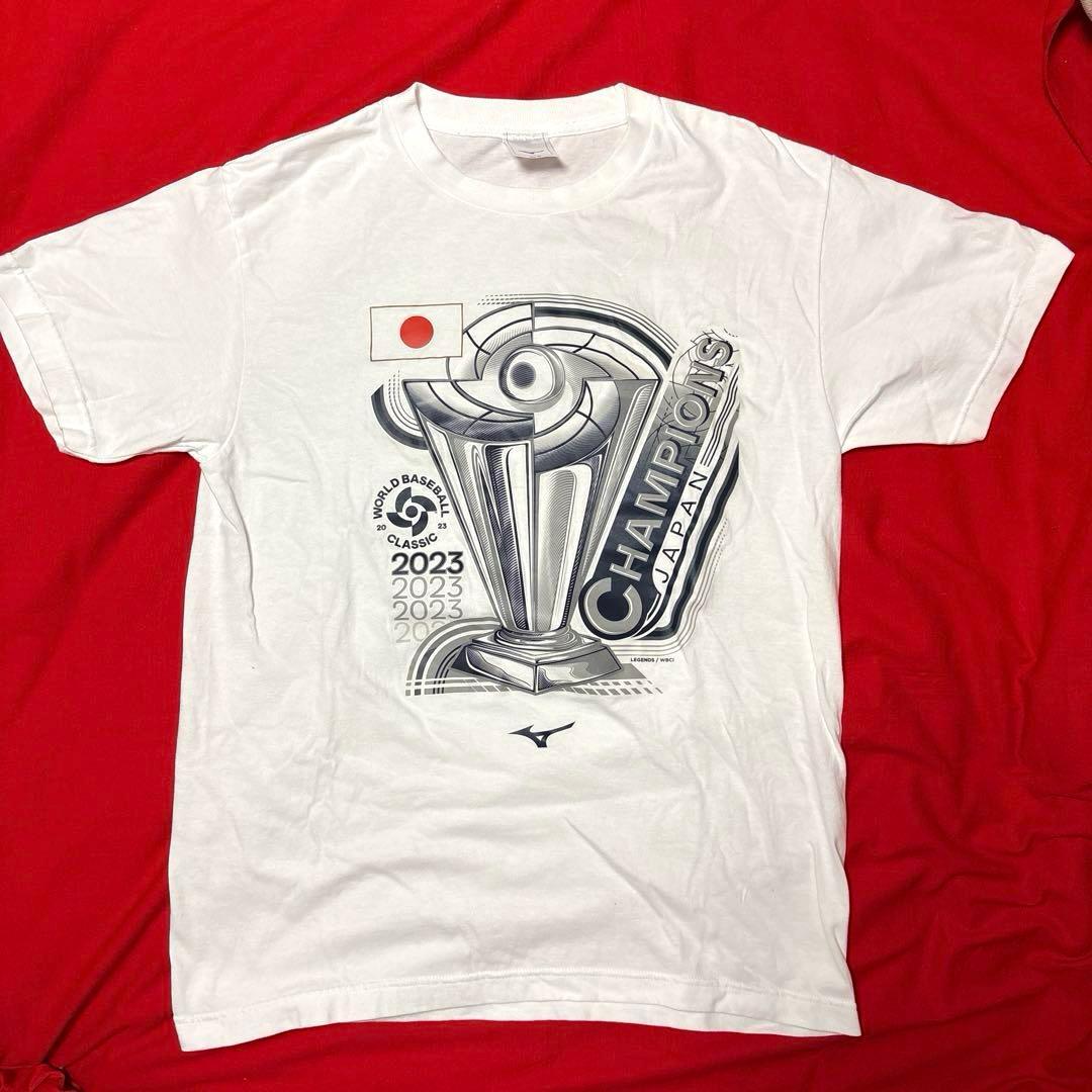 【未使用】侍ジャパン 日本代表 WBC 2023 優勝記念T 大谷翔平 白 M